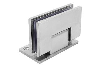 Петля для душевой кабины стена-стекло 90° 90х55 мм шлифованная t305-2 SSS купить в Симферополе