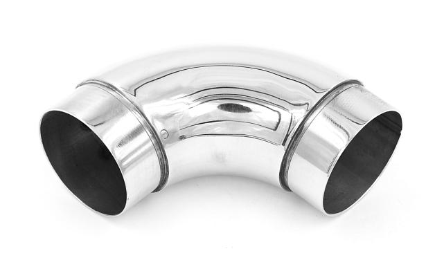 Отвод поручня с двумя установочными кольцами Ø50.8х125 AISI 201 k052-6