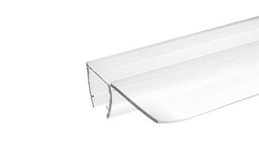 Уплотнитель для стекла 8мм, 90°, стекло-стекло 2,2 м.длина уса 25 мм t215y-8 купить в Симферополе