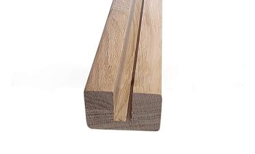 Дубовый поручень 60х40 некрашеный С ПАЗОМ, Премиум Ф-1221 купить в Симферополе