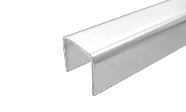 Профиль П-образный, L=2000 мм, t=1.5 мм, для стекла 16 мм, полир. (AISI 304) Ф-0457 Профиль П-образный, L=2000 мм, t=1.5 мм, для стекла 16 мм, полир. (AISI 304) Ф-0457