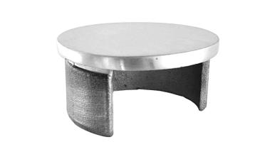 Заглушка для поручня с пазом Ø48.3 мм 4х39 мм шлифованная (AISI 304) k235-2 купить в Симферополе