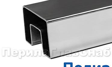 Труба 40х60, с пазом 24х24, полированная, AISI 304 k824-3 купить в Симферополе