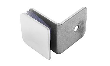 Коннектор для душевой кабины стена-стекло 90°, 45х45, полированный t722-2 PSS купить в Симферополе