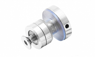 Крепление трека к стеклу AISI 304 шлифованное t449 SSS  купить в Симферополе Крепление трека к стеклу AISI 304 шлифованное t449 SSS  купить в Симферополе