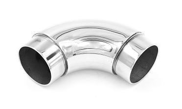 Отвод поручня под Ø42.4х1.5 мм, 90°, литой, полированный, с вставками (AISI 201) k383-3 купить в Симферополе