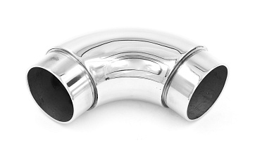 Отвод поручня под Ø42.4х1.5 мм, 90°, литой, полированный, с вставками (AISI 201) k383-3 купить в Симферополе Отвод поручня под Ø42.4х1.5 мм, 90°, литой, полированный, с вставками (AISI 201) k383-3 купить в Симферополе