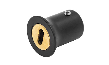 Соединитель стена-труба 19 мм, цинк, черный t907 BZn  купить в Симферополе  Соединитель стена-труба 19 мм, цинк, черный t907 BZn  купить в Симферополе