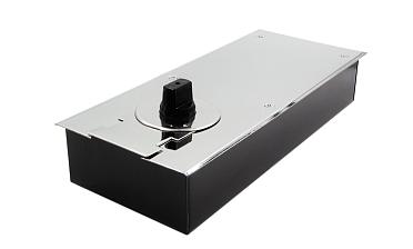 Доводчик для стеклянной двери до 80 кг EN2, напольный, 500 тыс. циклов, нержавеющая сталь AISI 304, полированная t182 PSS купить в Симферополе