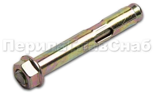 Анкер болт с гайкой М10х12х100 оц. М-3838