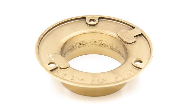 Фланец для трубы Ø50.8 мм, Ø90х3 мм, полированный, литой, золото k022-88 2