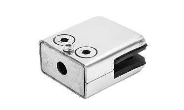 Стеклодержатель штампованный, под стекло 10 мм (5+5 мм), на плоскость 40х24х48 полированный (AISI 304) k352-10 купить в Симферополе