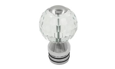 Стеклянный шар, наконечник на стойку Ø50.8 мм, с алюминиевой системой фиксации, прозрачный k248 купить в Симферополе