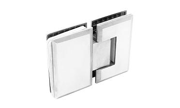 Петля для душевой кабины стекло-стекло 180° 90х55 мм, шлифованная  t303 SSS купить в Симферополе