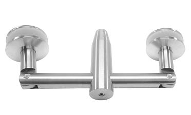 Крепление двойное с рутелями к стене, AISI 304 k629 купить в Симферополе