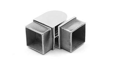 Поворот поручня 40х40 мм, регулируемый, полированный, (AISI 304) k366 купить в Симферополе