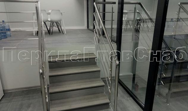 Перила с четырьмя ригелями  в Симферополе. Готовые проекты ПерилаГлавСнаб