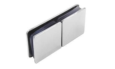 Коннектор для душевой кабины стекло-стекло 180°, 45х45, нерж 304, вырез 64 t724 PSS купить в Симферополе