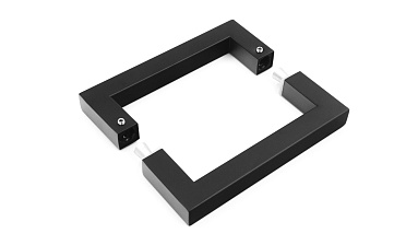 Ручка-скоба 171х20х20 мм, нержавеющая сталь AISI 304, черная t667 Bl купить в Симферополе Ручка-скоба 171х20х20 мм, нержавеющая сталь AISI 304, черная t667 Bl купить в Симферополе