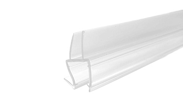 Уплотнитель для стекла в душевую кабину 10 мм, прозрачный, стена-стекло 2200 мм t226 купить в Симферополе