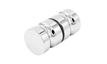 Ручка-кноб для двери 32х38 мм латунь-хром, полированная t692 PC купить в Симферополе