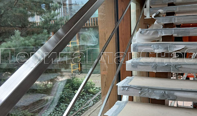 Перила с двумя ригелями в Симферополе. Готовые проекты ПерилаГлавСнаб Перила с двумя ригелями в Симферополе. Готовые проекты ПерилаГлавСнаб