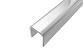 Профиль П-образный, L=2000 мм, t=1.5 мм, для стекла 12 мм, полир. (AISI 304) Ф-0454