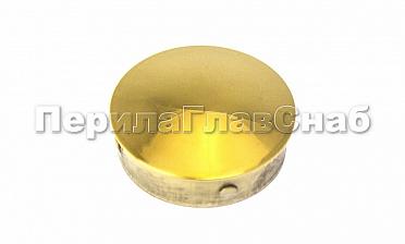 Заглушка штампованная Ø38х1.5 мм, (AISI 304), под золото Фk036-88 купить в Симферополе