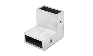 Соединитель труба-труба 90°, для трека 30х10 мм, 90°, AISI 304, шлифованный t460 SSS купить в Симферополе