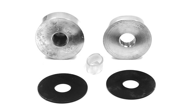 Комплект торцевого крепления несущего стекла, полированный, литой. AISI 304 k277-6  2