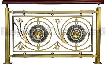 Латунные ограждения лестниц серия – Валгалла XL04 в Симферополе. Готовые проекты ПерилаГлавСнаб