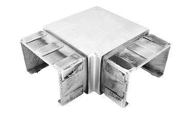 Отвод для поручня с пазом 40х60 мм, шлифованный (AISI 304) Фk542-2 купить в Симферополе Отвод для поручня с пазом 40х60 мм, шлифованный (AISI 304) Фk542-2 купить в Симферополе