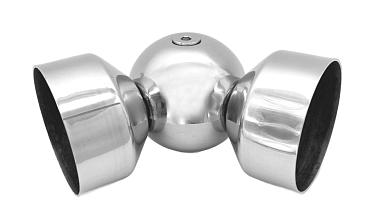 Поворот дер./пласт. поручня Ø49х0.8 мм, полированный, (AISI 201) k053-4 купить в Симферополе