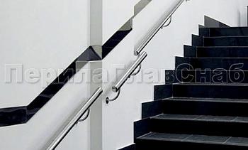 Пристенный поручень из нержавеющей стали 50 мм в Симферополе. Готовые проекты ПерилаГлавСнаб