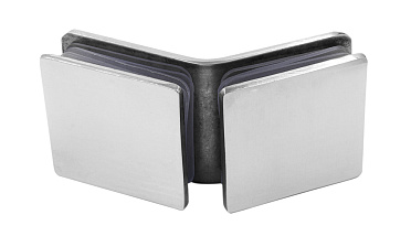 Коннектор для душевой кабины стекло-стекло 135° 45х45 мм латунь-хром t726 PC купить в Симферополе