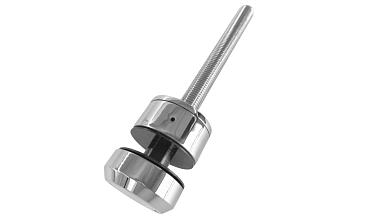 Комплект торцевого крепления несущего стекла, шпилька М16 AISI304, гайка-шайба Ø50х10мм, с регулировкой вылета 25-39мм, полированный, AISI 304 k277-11 купить в Симферополе