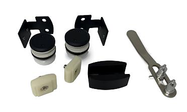 Комплект раздвижной системы на G-профиле, черный t407 BL  купить в Симферополе