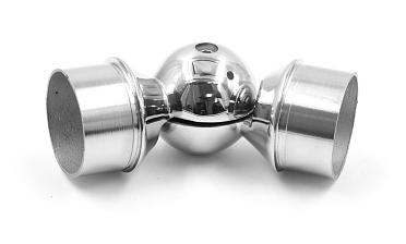 Поворот литой, регулируемый, "шар" с установочными кольцами, под Ø50.8 мм, (AISI 304) k558 купить в Симферополе