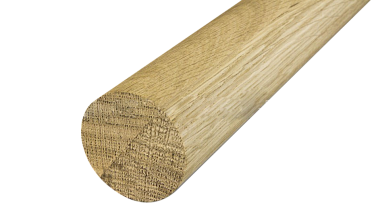 Поручень деревянный из Дуба Ø50мм -  2,0 м Премиум Ф-1662 купить в Симферополе