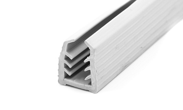 Уплотнитель в поручень с пазом 27х30 для стекла 12мм, EPDM СЕРЫЙ Фk306-G купить в Симферополе Уплотнитель в поручень с пазом 27х30 для стекла 12мм, EPDM СЕРЫЙ Фk306-G купить в Симферополе