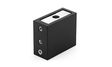 Коннектор стена-труба для прямоугольного трека 30х10 мм, нержавеющая сталь AISI 304, черная t463 BL купить в Симферополе