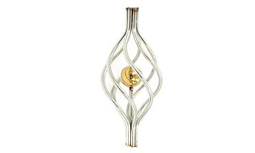 Декоративная вставка (корзинка) для стойки Ø25 мм, с золотым шаром k388-2 купить в Симферополе