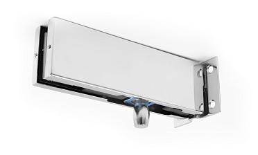 Фитинг на фрамугу с осью и монтажной пластиной, полированный t130 PSS купить в Симферополе