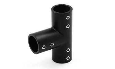 Соединитель-тройник для трубы 19 мм, нержавеющая сталь AISI 304, черная t902 BZn купить в Симферополе