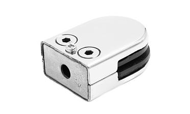 Стеклодержатель штампованный, под стекло 8 мм (4+4 мм), на плоскость 39х24х55 полированный (AISI 304) k539-2 купить в Симферополе