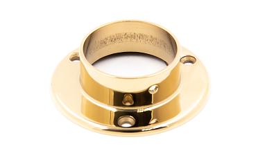 Фланец для трубы Ø50.8 мм, Ø90х3 мм, полированный, литой, золото k022-88 купить в Симферополе