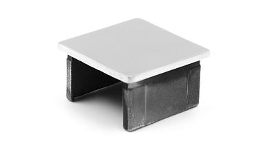 Заглушка для поручня с пазом 40x40 мм, полированная, хром (AISI 304) k547 купить в Симферополе