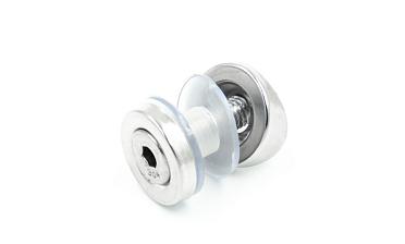 Стеклодержатель точечный для трубы Ø38.1 мм, штампованный, полированный (AISI 304) k074 купить в Симферополе