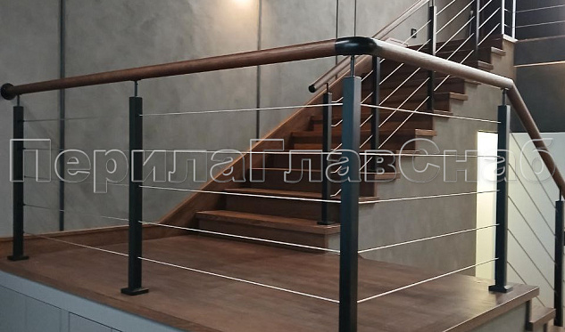 Перила на тросах в Симферополе. Готовые проекты ПерилаГлавСнаб Перила на тросах в Симферополе. Готовые проекты ПерилаГлавСнаб