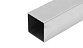 Труба профильная 40х40х1,5 мм, полированная, 600GRIT, AISI 316 k868